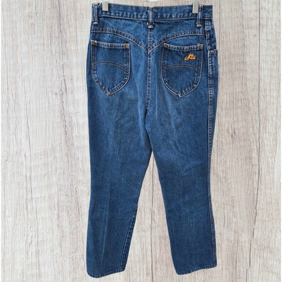 Vintage Eighties Chic Women's Jeans Straight Leg size 11/12 Back Yoke High Waist - Picture 1 of 14